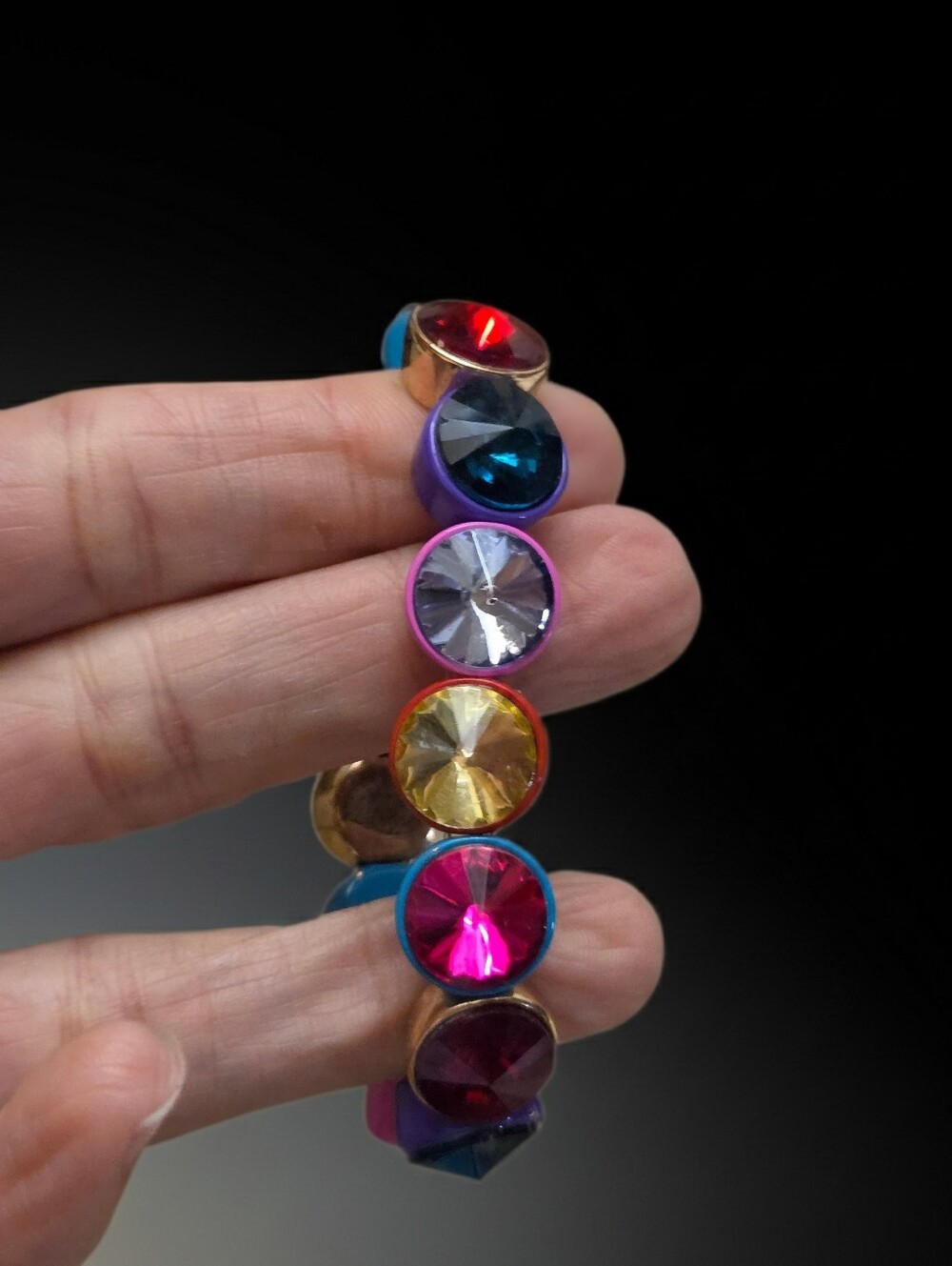 Betsey Johnson Glass Stone Bracelet